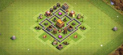 部落冲突怎么摆阵4本[图1]